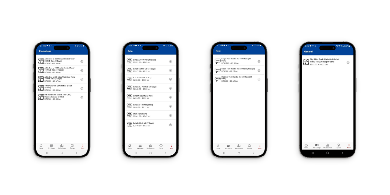 Available Digi Plans/Promotions